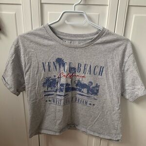 Gray Venice Beach Graphic Tee